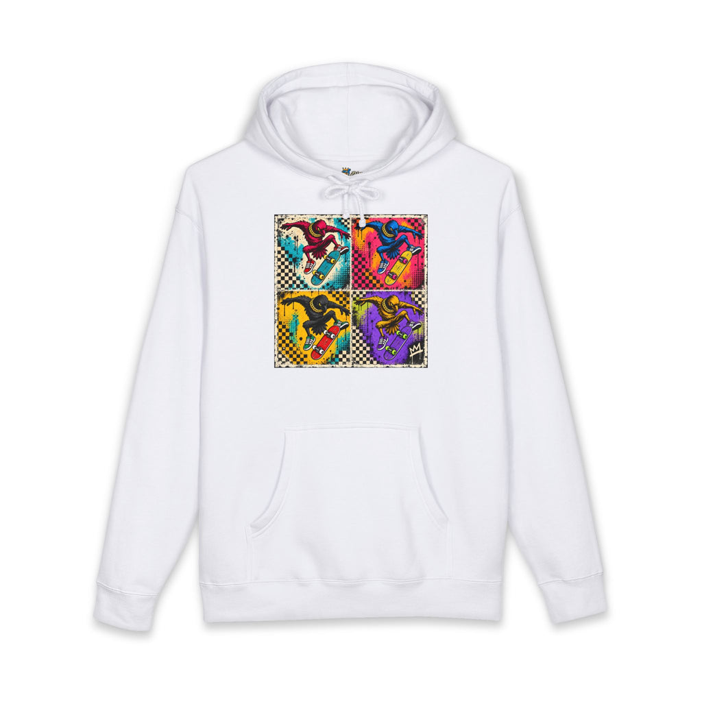 Big Tiny Crew  — Heavyweight Hoodie with Roo pockets feat. "Edgar's" Kickflip design
