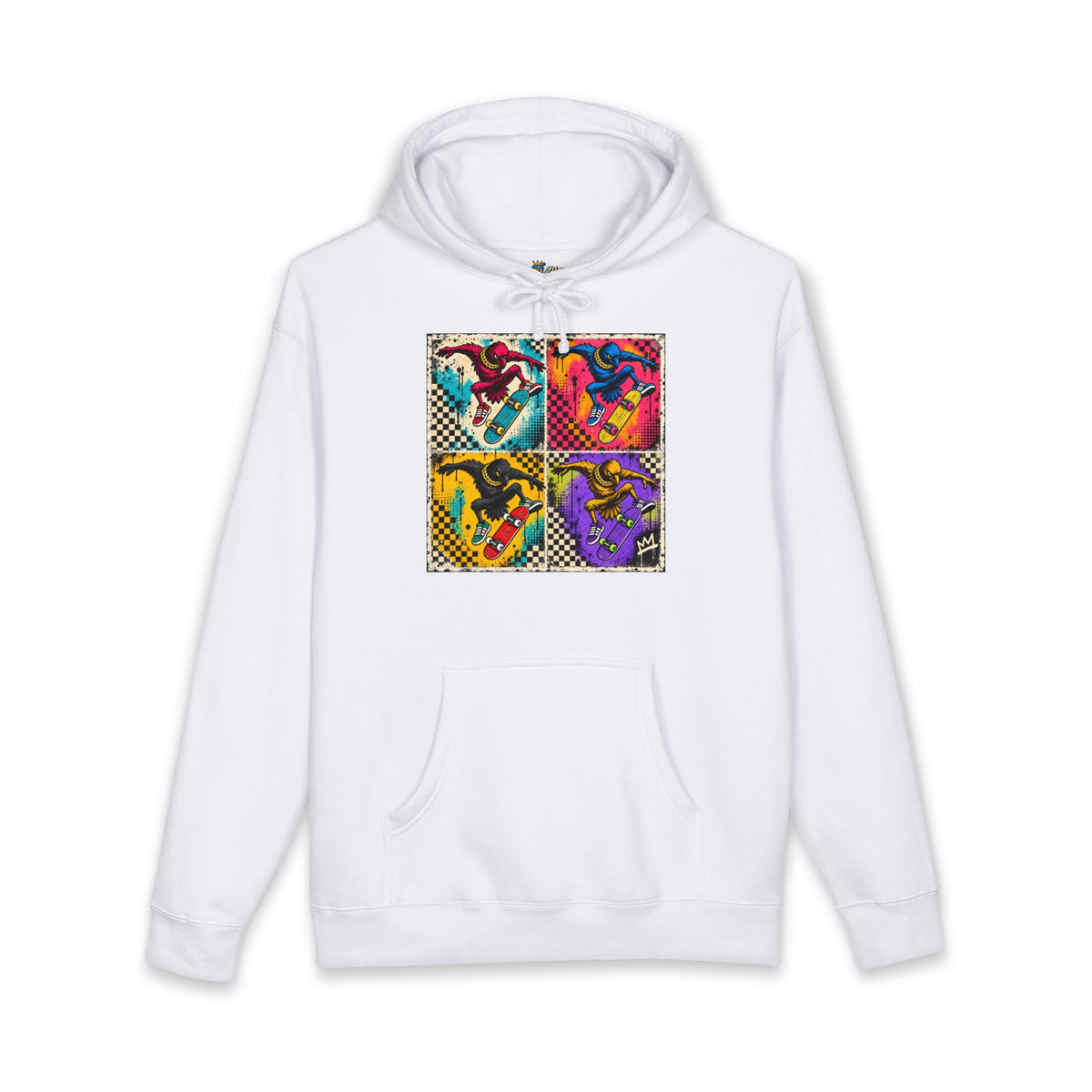 Big Tiny Crew  — Heavyweight Hoodie with Roo pockets feat. "Edgar's" Kickflip design