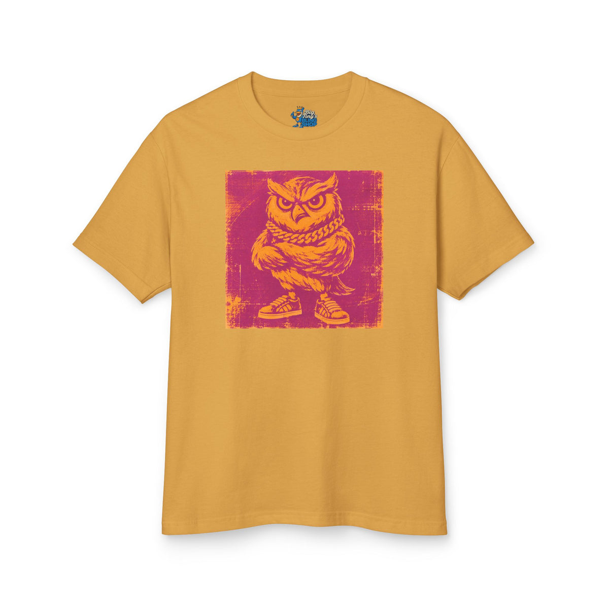 Big Tiny Crew 100% Cotton Classic Pop Art T- Shirt feat. “Hoo’ey”