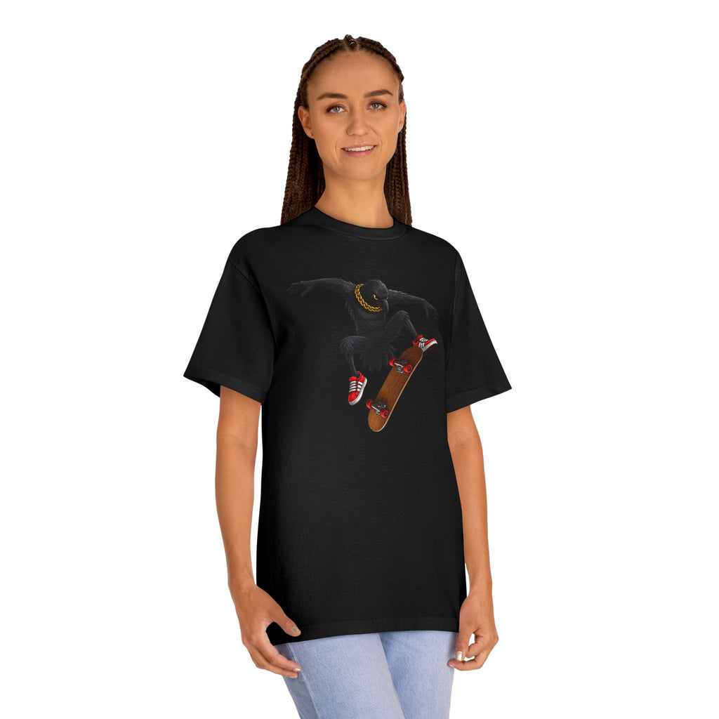 BTC 100% Cotton T-Shirt featuring ‘Edgar the Raven’ Kickflip