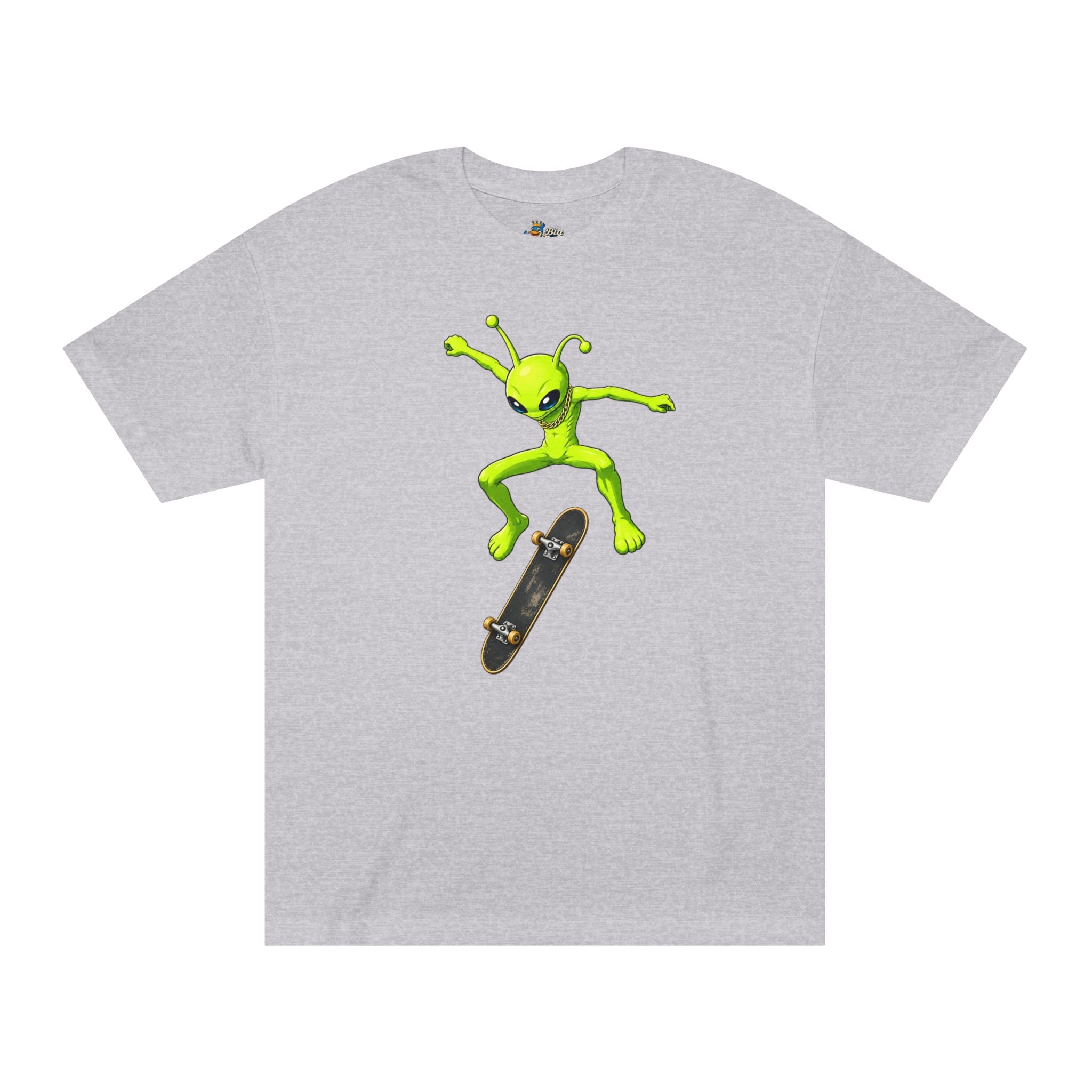 Big Tiny Crew 100% Cotton T-Shirt feat. our friend, the Green Inter Dimensional Being