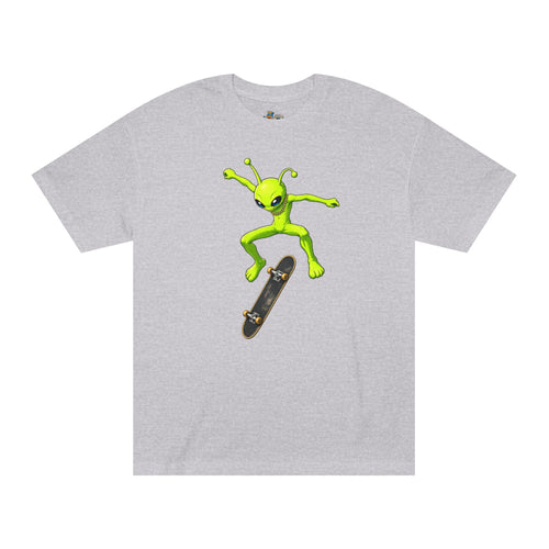 Big Tiny Crew 100% Cotton T-Shirt feat. our friend, the Green Inter Dimensional Being