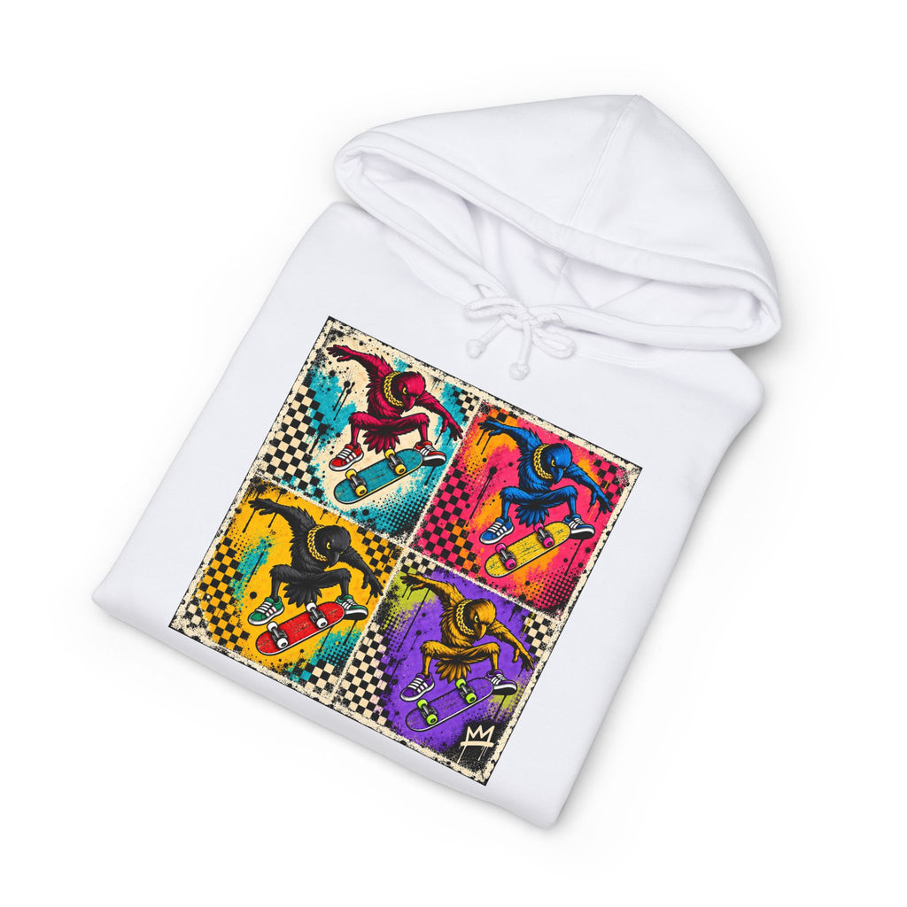 Big Tiny Crew  — Heavyweight Hoodie with Roo pockets feat. "Edgar's" Kickflip design