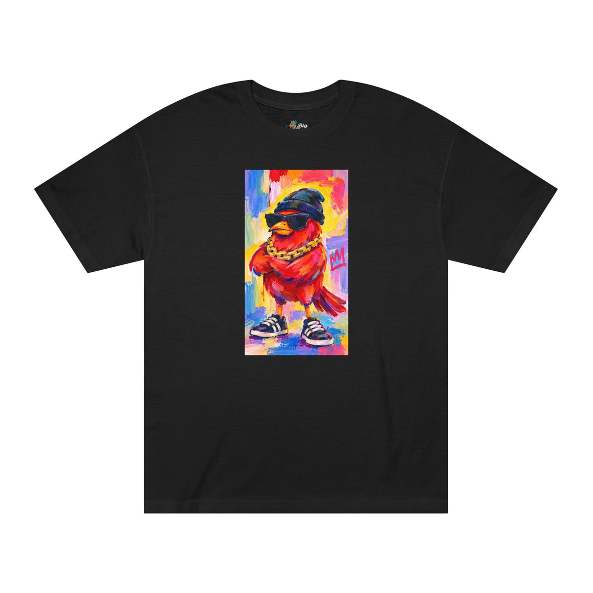 Big Tiny Crew 100% Cotton pop art portrait of “Ace the Cardinal"