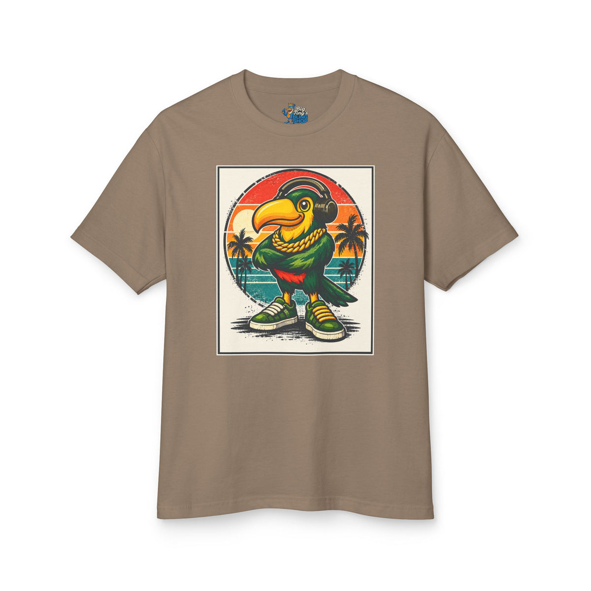 Big Tiny Crew 100% Classic Surf Shop t-shirt feat. “DJ Two Keys"