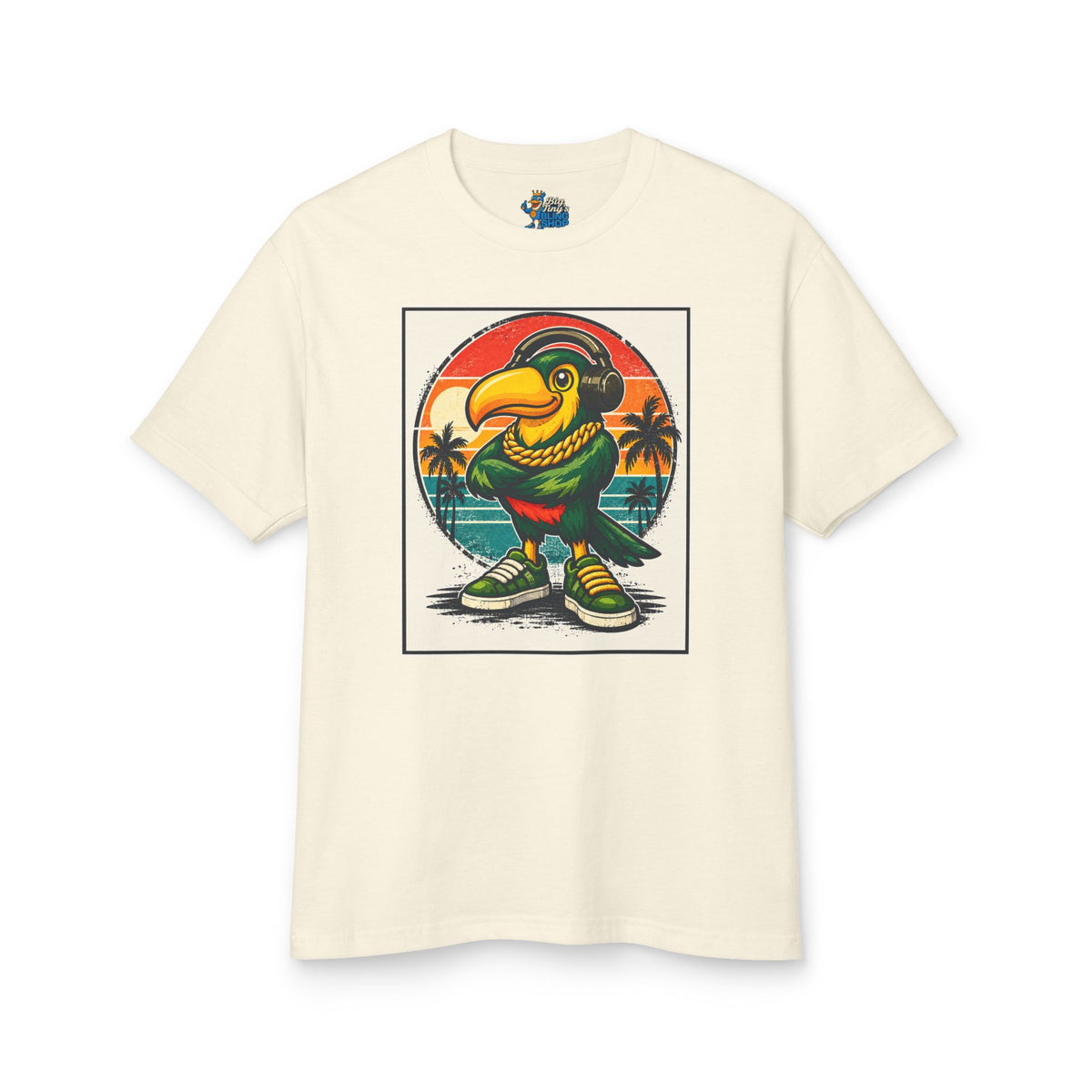 Big Tiny Crew 100% Classic Surf Shop t-shirt feat. “DJ Two Keys"