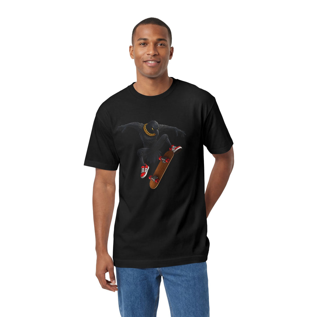 BTC 100% Cotton T-Shirt featuring ‘Edgar the Raven’ Kickflip