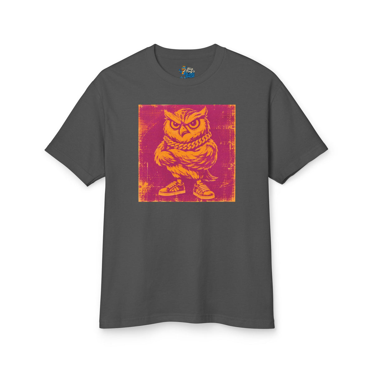 Big Tiny Crew 100% Cotton Classic Pop Art T- Shirt feat. “Hoo’ey”