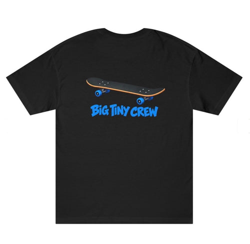 Big Tiny Crew Blue Wheels on Black